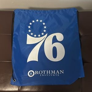 2 Philadelphia 76ers Sixers Drawstring Sackpack Gymsack Backpacks